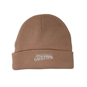 Jean Paul Gaultier Beanie - Peach Tan - Perfume Gift with Purchase Hat
